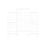 Icon für Glasfaserservice in Rechenzentren und Serverstandorten